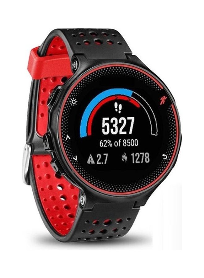 BGM Two Colour Replacement Strap Watchband For Garmin Forerunner 235 Black - Image 3