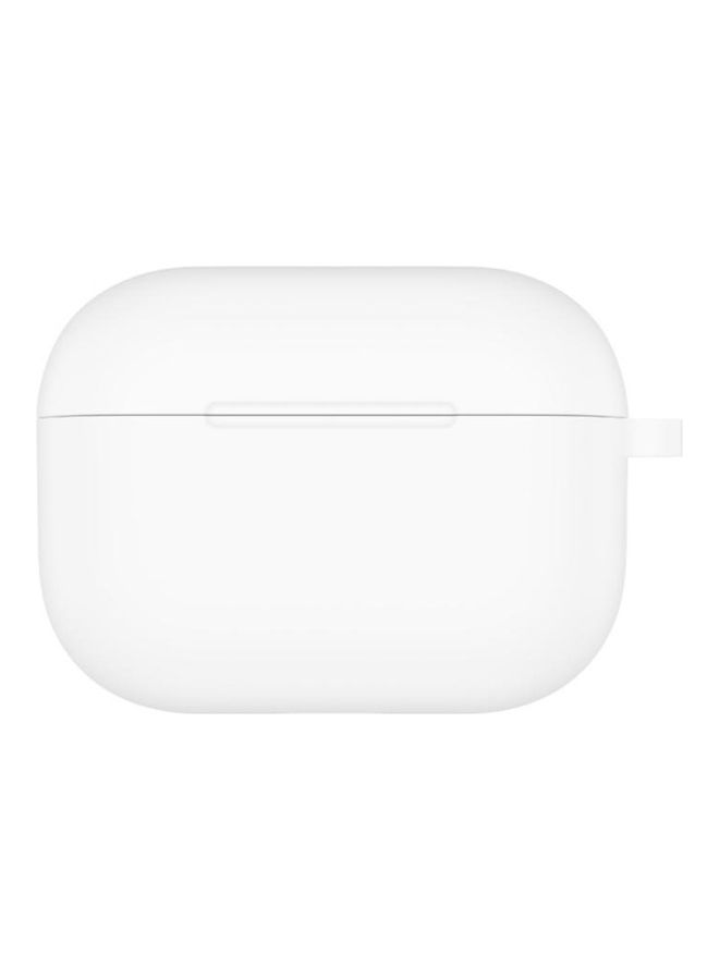 BGM Thicken Silicone Round Bottom Earphone Protective Case For AirPods Pro White - Image 1