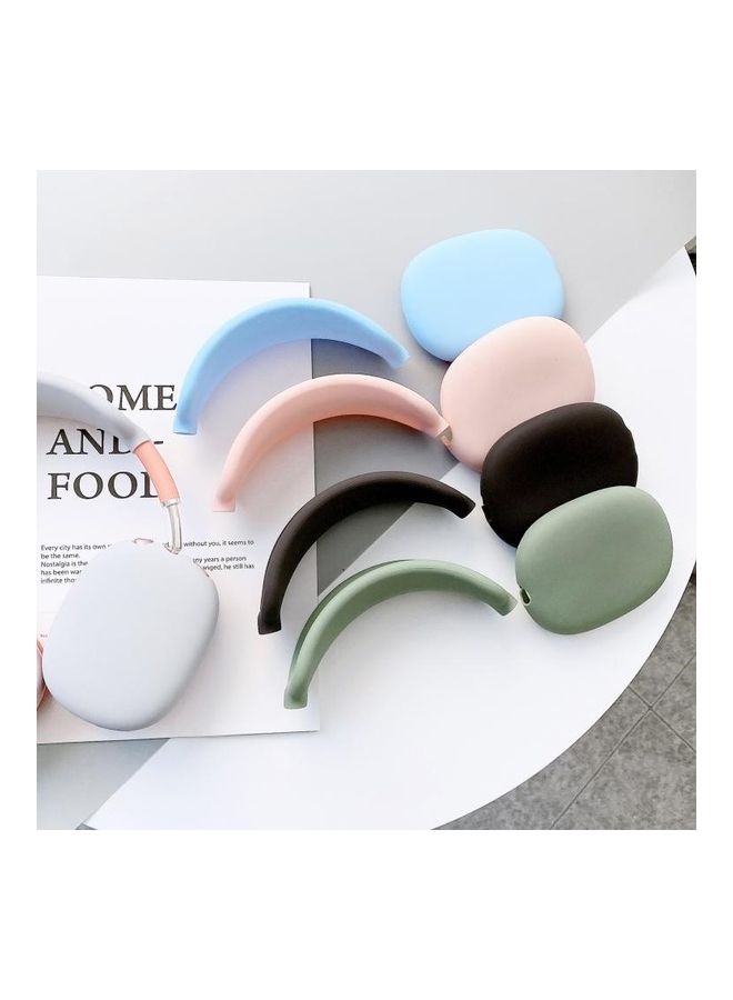 BGM - 3-in-1 Headset Silicone Protective Case for AirPods Max White - Image 1