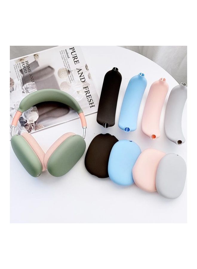 BGM - 3-in-1 Headset Silicone Protective Case for AirPods Max White - Image 1