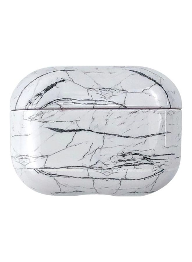 BGM - Marble Water Sticker Wireless Earphone Protective Case For AirPods Pro 3 White - Image 1