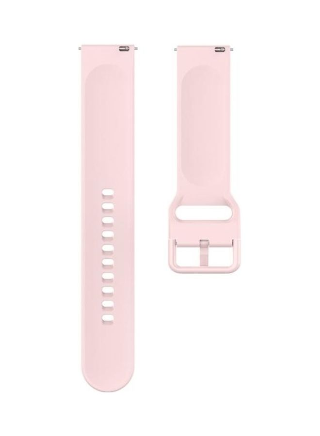BGM 23mm Color Buckle Silicone Wrist Strap Watch Band For Fitbit Versa 2 / Versa / Versa Lite / Blaze Pink - Image 2