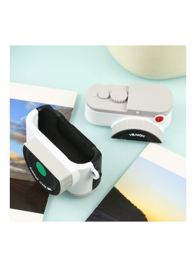 BGM - Polaroid Camera Style Bluetooth Headphone Protective Case For Apple AirPods Pro White - Image 1