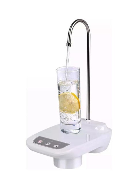 Rechargeable Electric Drinking Water Dispenser Pump White/Black 7.4x5.31x3.34inch