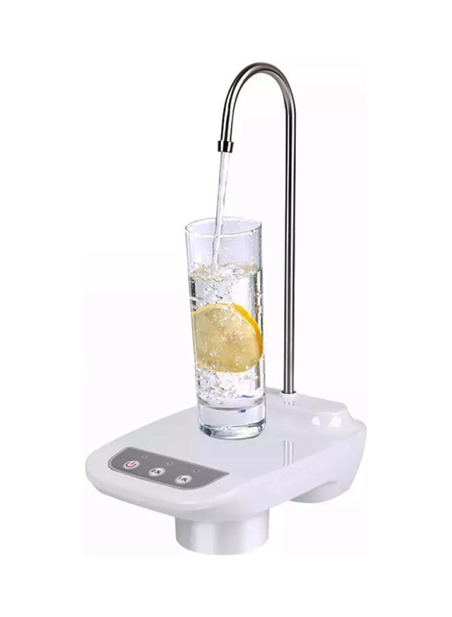 Toshionics Rechargeable Electric Drinking Water Dispenser Pump White/Black 7.4x5.31x3.34inch  - Image 1