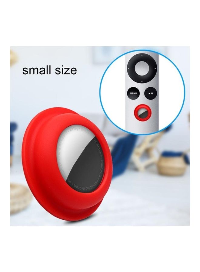 BGM - Adsorption Type Anti-Scratch Silicone Shockproof Protective Cover Case for Apple AirTag White - Image 1