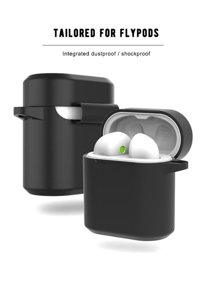 بي جي إم علبة حماية واقية من السيليكون لشحن سماعات هواوي هونر فلاي بودز وفري بادز 2 أسود - Image 2