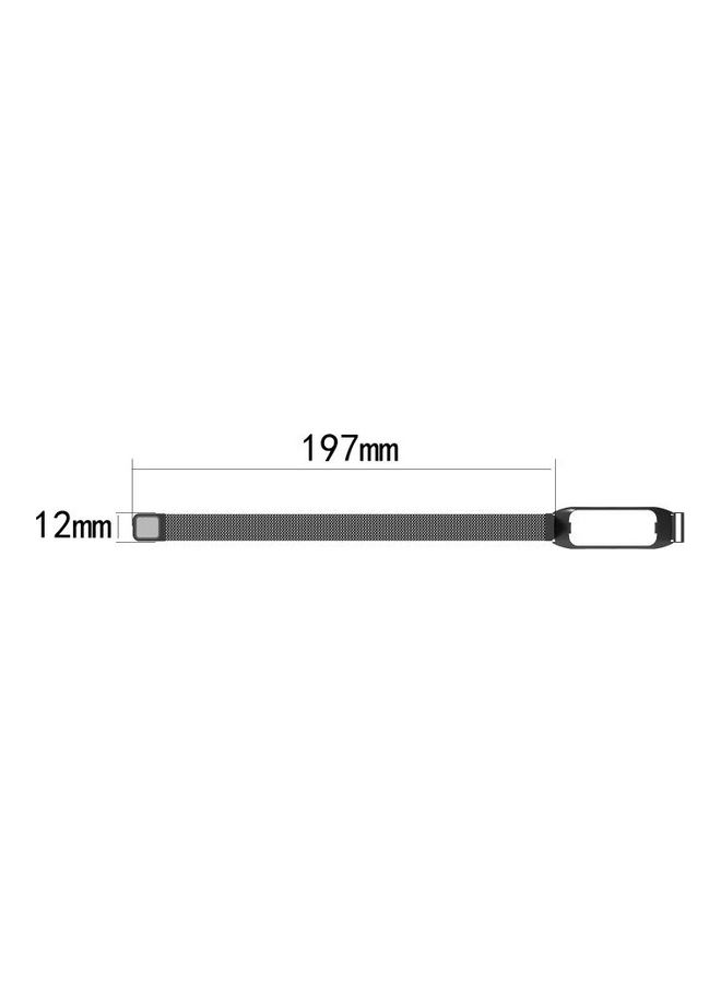 BGM - For Samsung Galaxy Fit 2 SM-R220 Milanese Replacement Strap Watchband Silver - Image 1