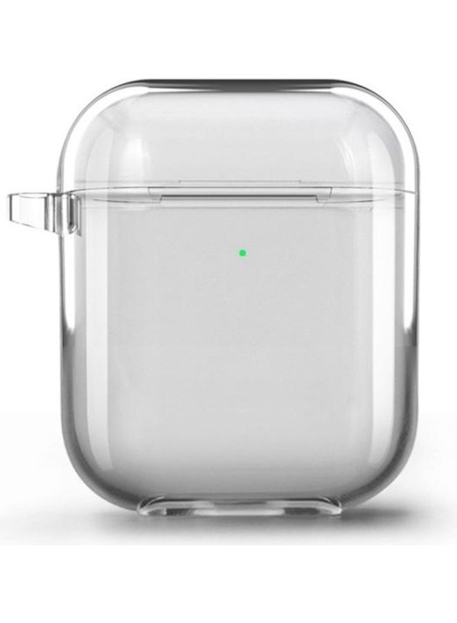 BGM Simple Fluorescent Solid Color Apple Earphone Cover For AirPods1/2 Clear - Image 1