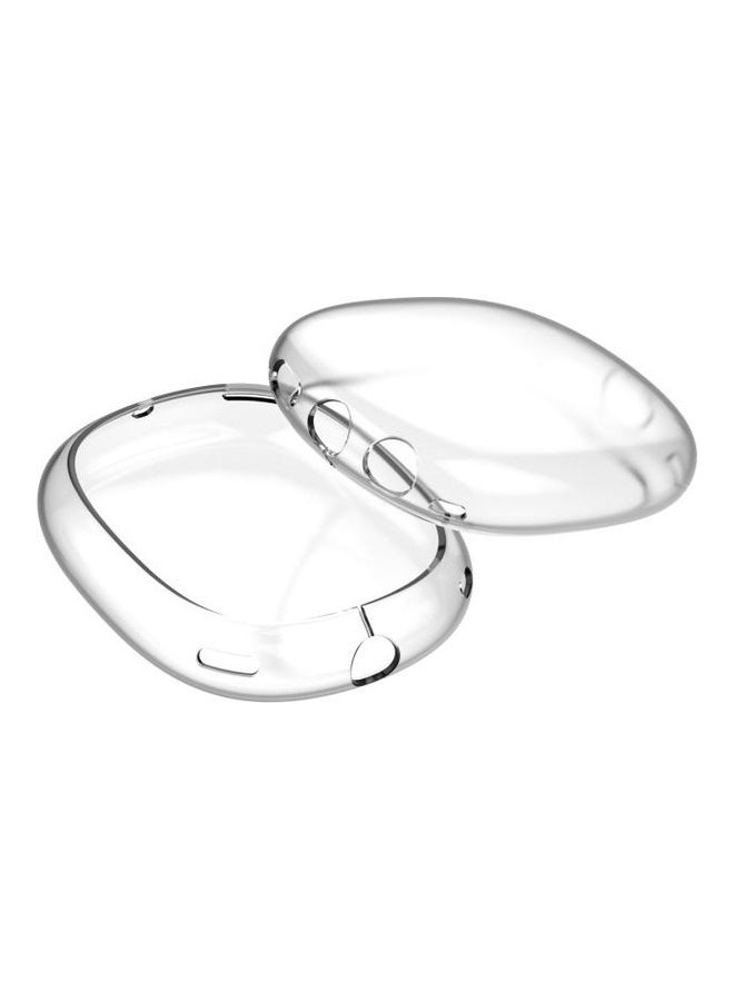 BGM - A Pair Full Coverage Anti-scratch Silicone Headphone Protective Case for AirPods Max Clear - Image 1