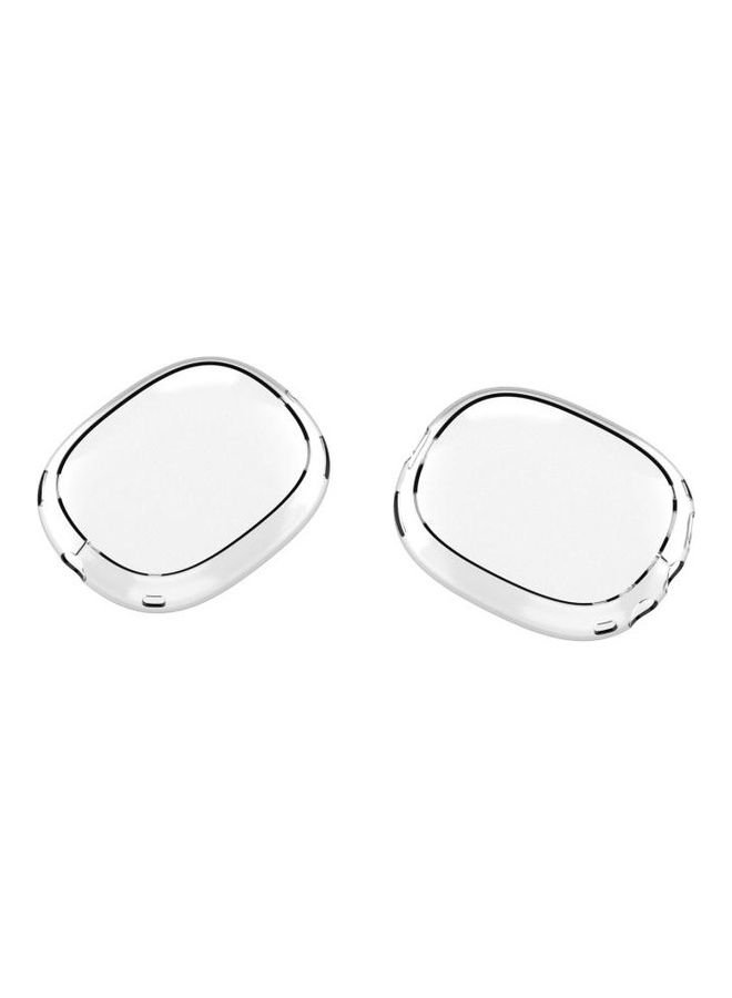 BGM - A Pair Full Coverage Anti-scratch Silicone Headphone Protective Case for AirPods Max Clear - Image 1