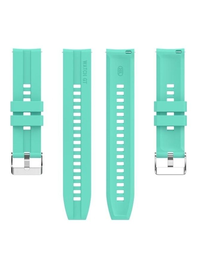 BGM Silicone Replacement Strap Watchband For Huawei Watch 3 / 3 Pro Blue - Image 2