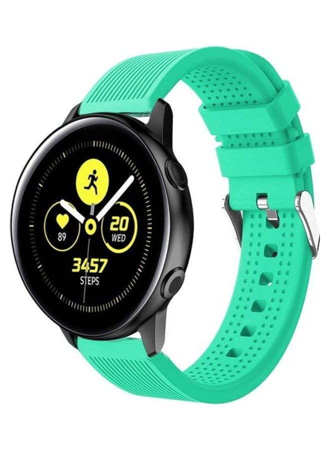 BGM Silicone Watchband Wrist Strap For Garmin Vivoactive 3 Mint Green - Image 1