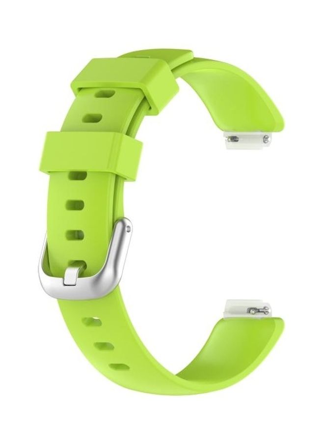 BGM Silicone Wrist Strap Replace Watchband For Fitbit Ace 3/Inspire 2 Lime Green - Image 1