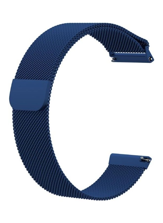 BGM - Replacement Wrist Strap Watchband For Fitbit Versa Milanese Blue - Image 1