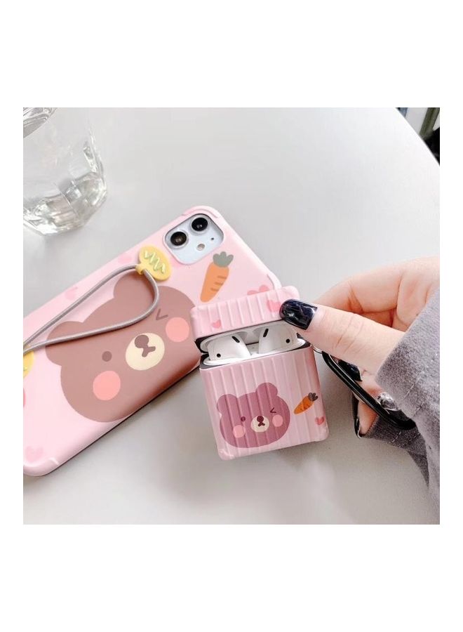 BGM Bear Bluetooth Headphone Protective Case For Apple AirPods 1/2 Multicolour  - Image 3