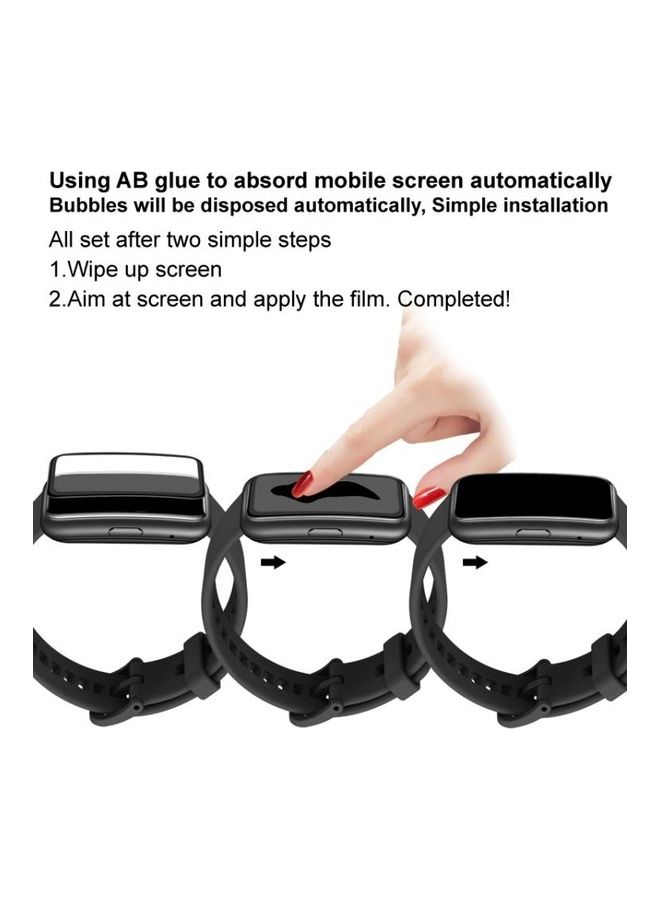 BGM For Huawei Band 6 Plexiglass HD Watch Protective Film Multicolour - Image 5