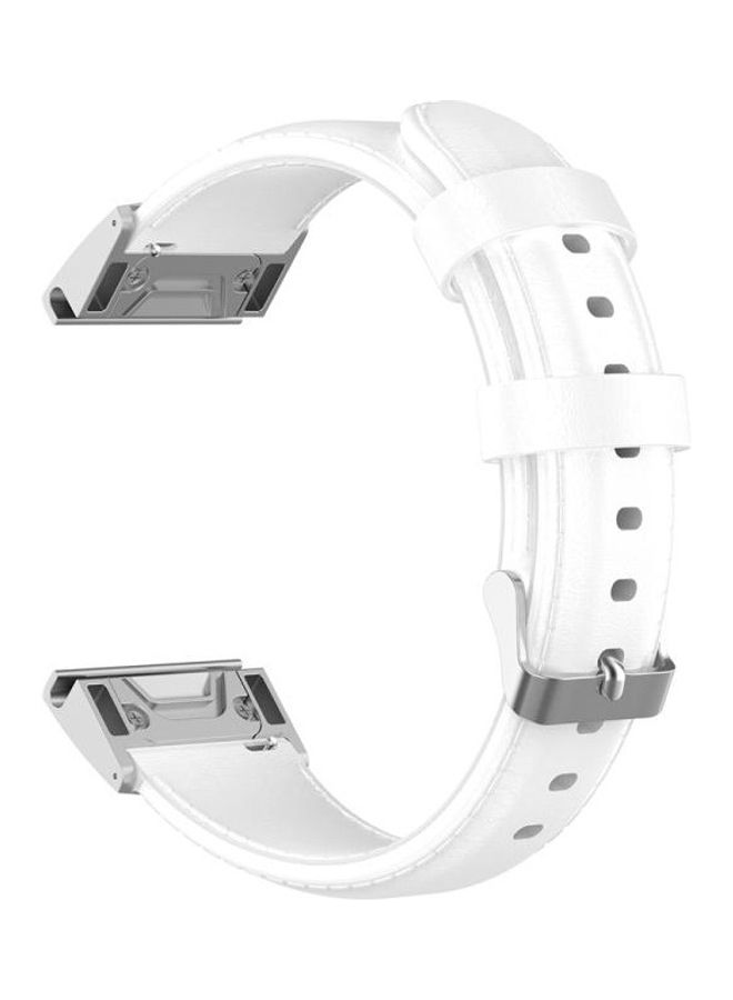 BGM Replacement Band With 2-Piece Tool For Garmin Fenix 6X White - Image 2
