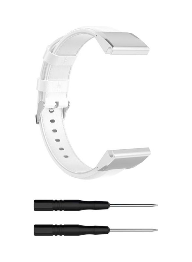 BGM Replacement Band With 2-Piece Tool For Garmin Fenix 6X White - Image 1
