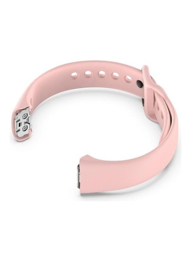 BGM Silicone Steel Buckle Replacement Strap Watchband For Samsung Galaxy Fit SM-R370 Pink - Image 2