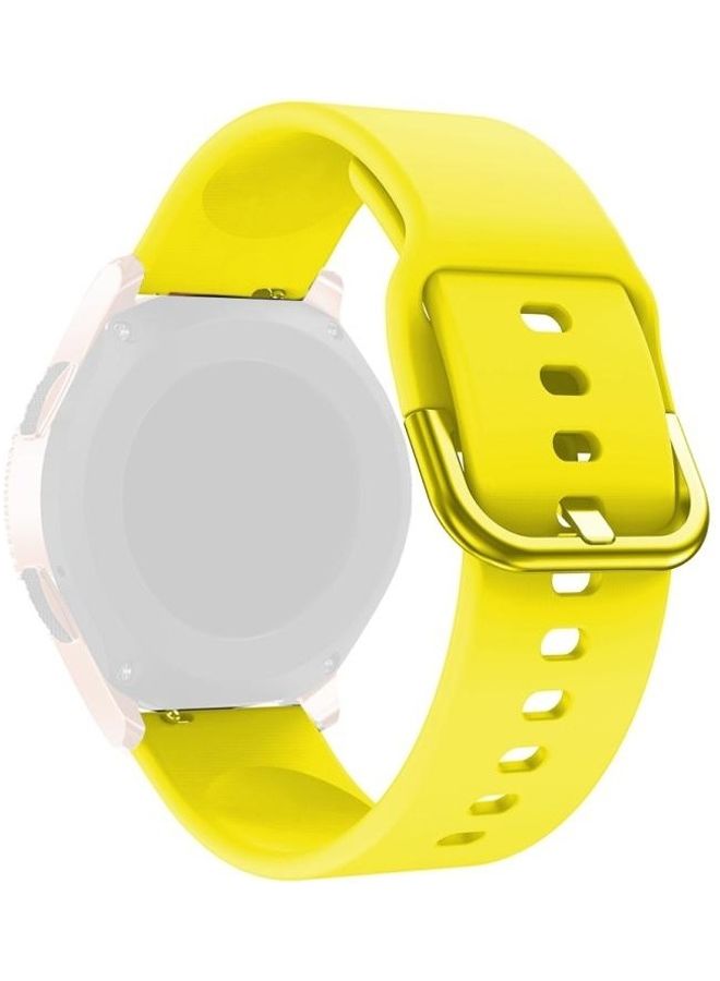 بي جي إم سوار بإبزيم من السيليكون مقاس 20 مم لساعة هواوي GT2 مقاس 42 مم/ أمازفيت بيبس 2 أصفر - Image 1
