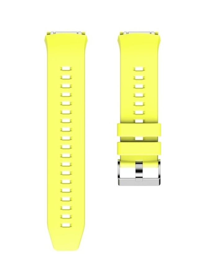 بي جي إم سوار بديل من السيليكون لساعة هواوي GT 2E أصفر - Image 2