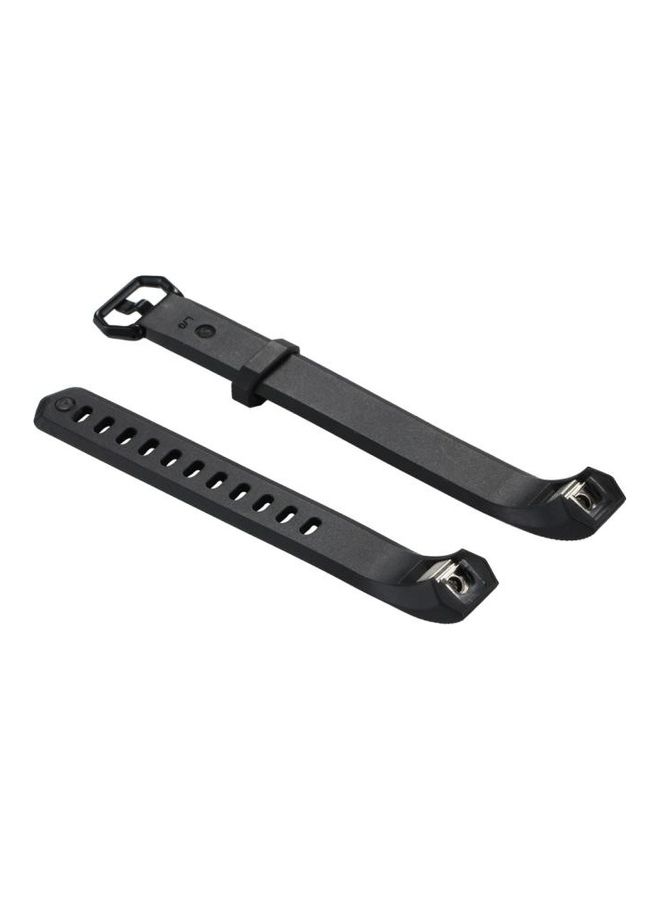 BGM Alta Smart Watch Silicone Watchband For Fitbit Black - Image 3