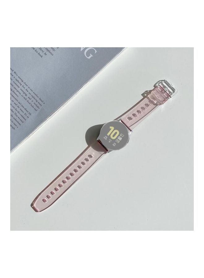 BGM TPU Replacement Strap Watchband For Samsung Galaxy Watch 3 41mm Pink - Image 1