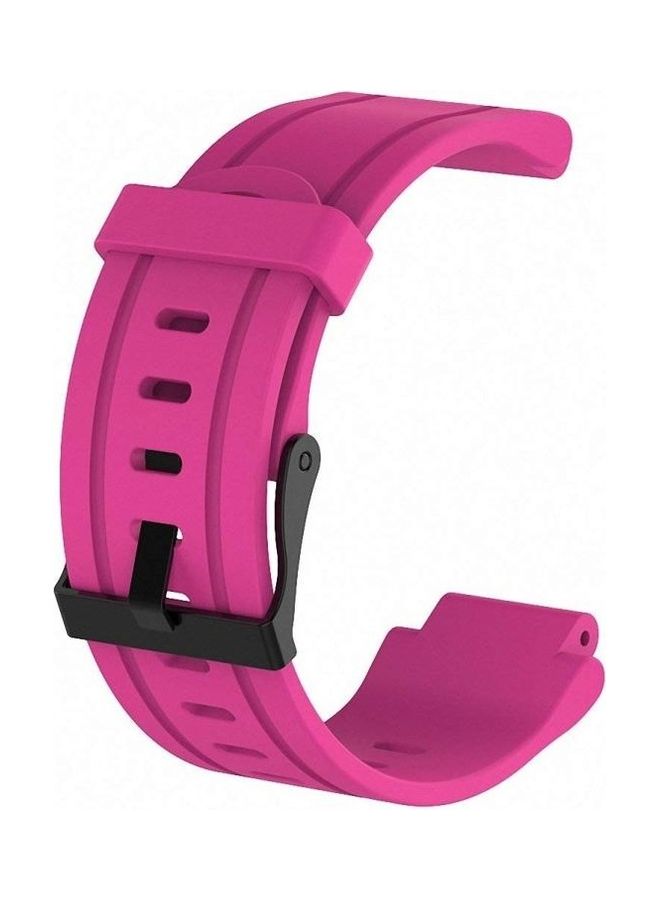 BGM Silicone Sport Wrist Strap For Garmin Forerunner 225 Rose Red - Image 3