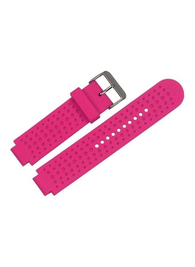 BGM Adjustable Wrist Strap For Garmin Forerunner 25 Rose Red - Image 1