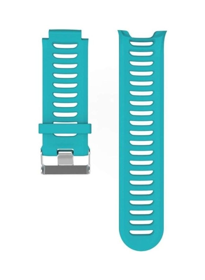 BGM Silicone Wrist Strap For Garmin Forerunner 910XT Mint Green - Image 2