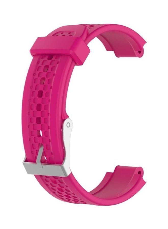 BGM Adjustable Wrist Strap For Garmin Forerunner 25 Rose Red - Image 2