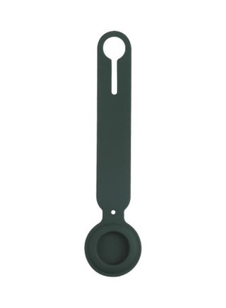 Shockproof Anti-Scratch Silicone Protective Case Cover with Hang Loop For Apple AirTag Dark Green - v1631128350/N50685914A_1