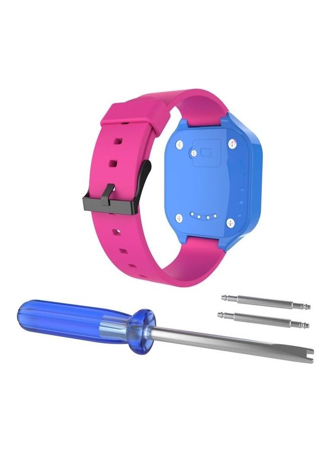 BGM Smart Watch Silicone Strap For Huawei Honor K2 Children Rose Red - Image 1