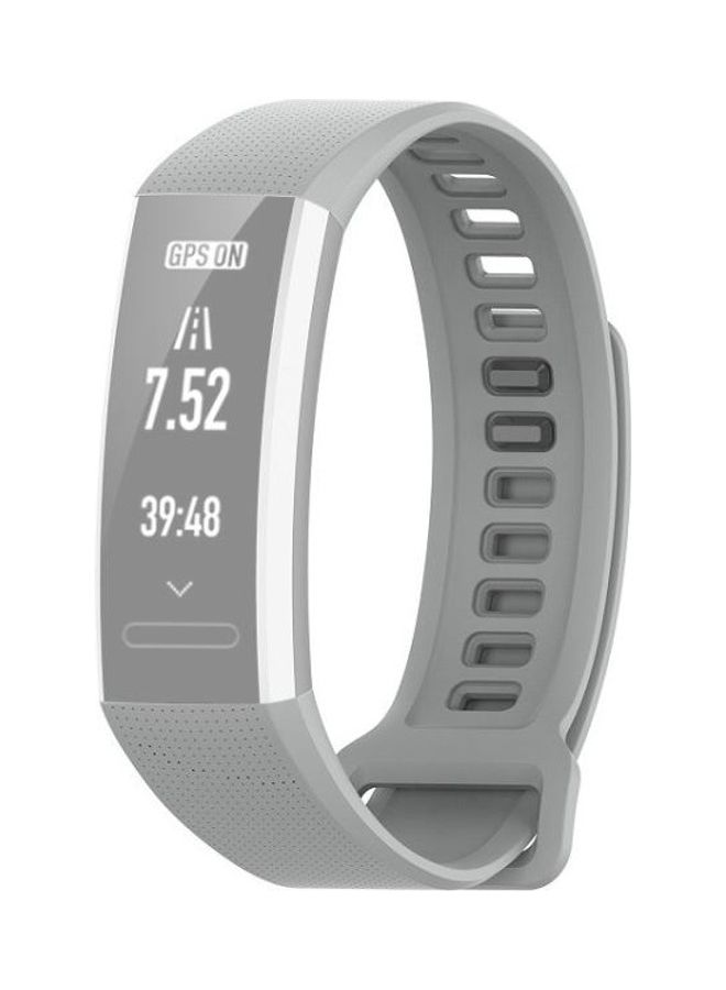 BGM Sports Bracelet Silicone Strap For Huawei Band 2 Pro / Band 2 / ERS-B19 / ERS-B29 Grey - Image 1