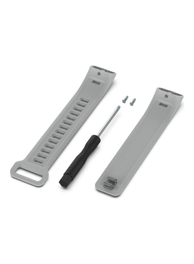 BGM Sports Bracelet Silicone Strap For Huawei Band 2 Pro / Band 2 / ERS-B19 / ERS-B29 Grey - Image 5