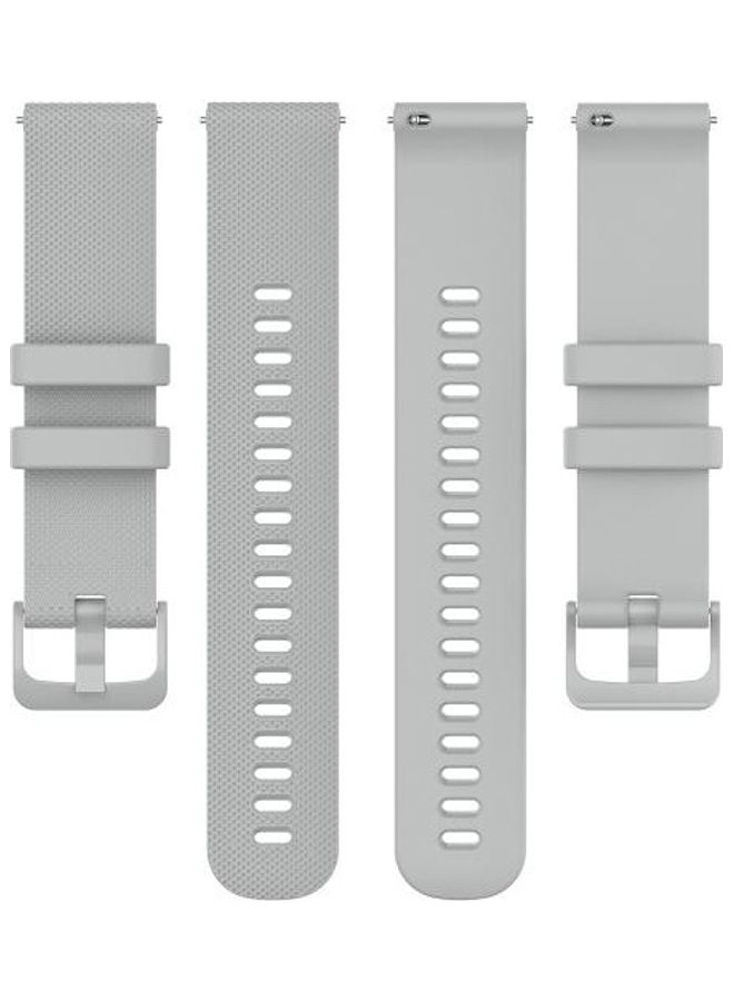 BGM Silicone strap 22mm For Huawei Watch GT2e GT2 46mm Grey - Image 5