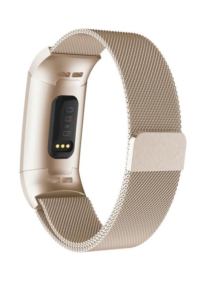 BGM Replacement Band For Fitbit Charger 3 Champagne Gold - Image 2