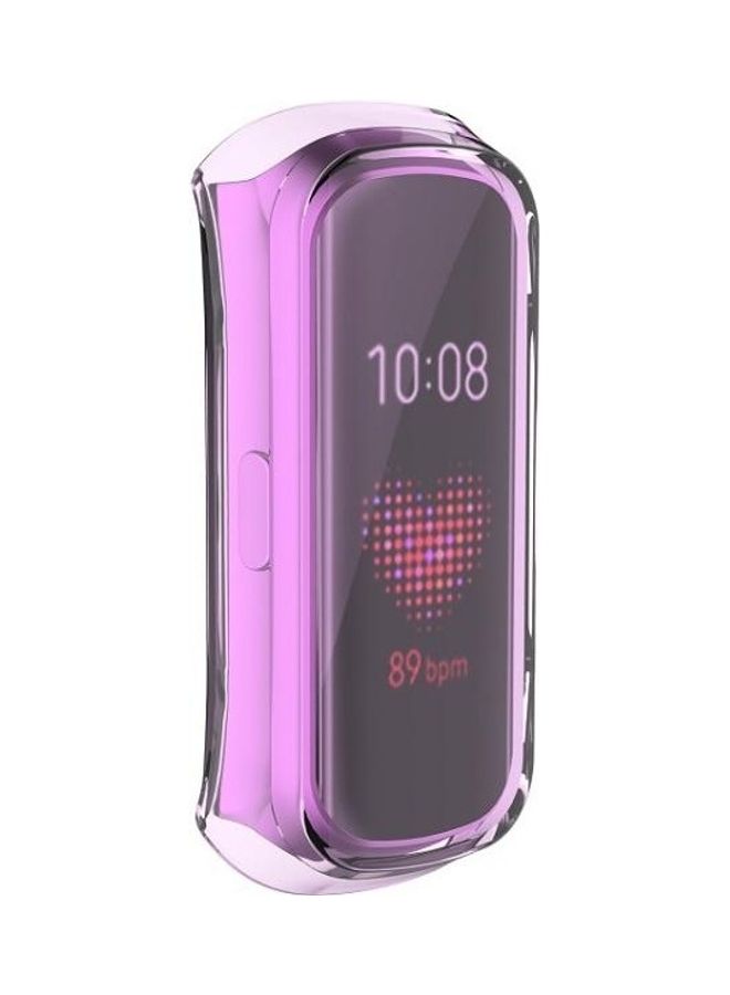 BGM TPU Protective Case For Samsung Galaxy Fit e Transparent Purple  - Image 4