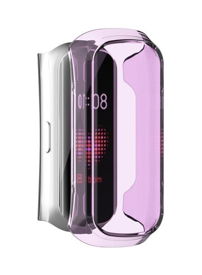 BGM TPU Protective Case For Samsung Galaxy Fit e Transparent Purple  - Image 5