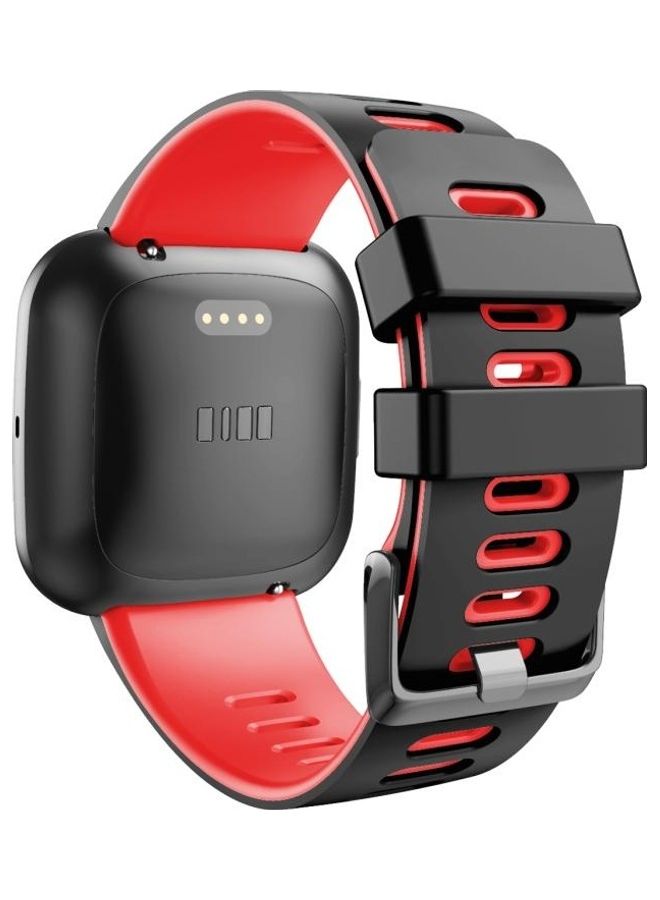 BGM Replacement Band For Fitbit Versa/Versa 2/Versa Lite Black/Red - Image 5