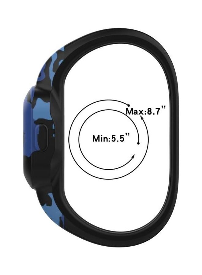 BGM Replacement Band For Garmin Vivofit JR3 Camouflage Blue - Image 5