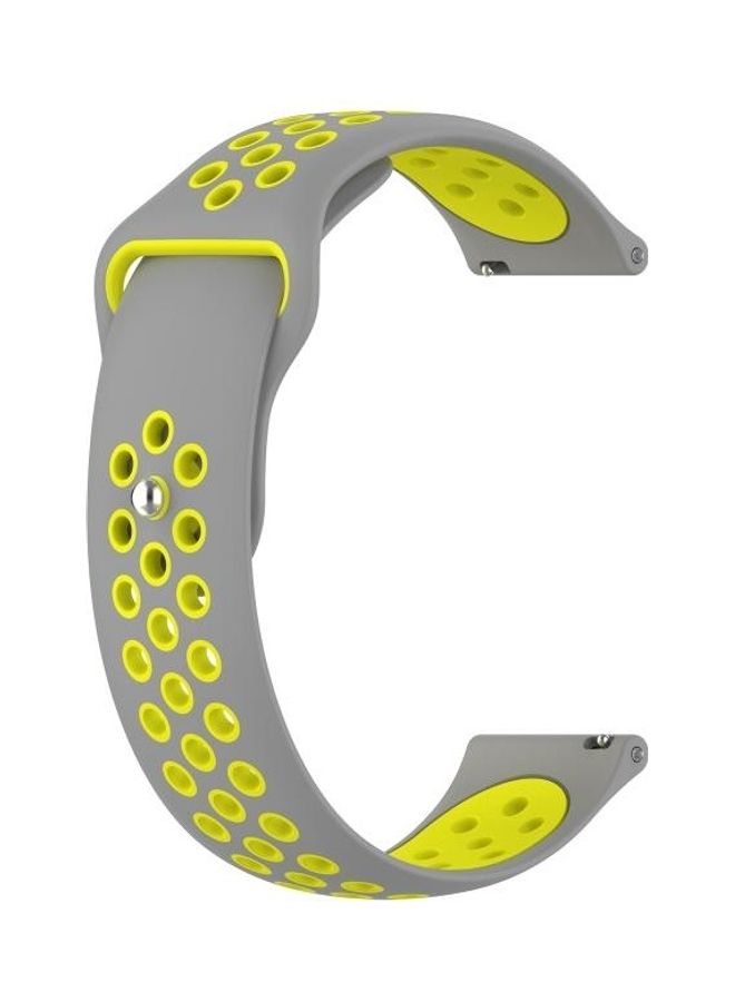 BGM Replacement Band For Huawei Watch Grey/Yellow - Image 1