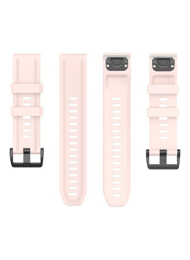 BGM Replacement Strap Band For Garmin Fenix 6S 20mm Smartwatch Light Pink - Image 5
