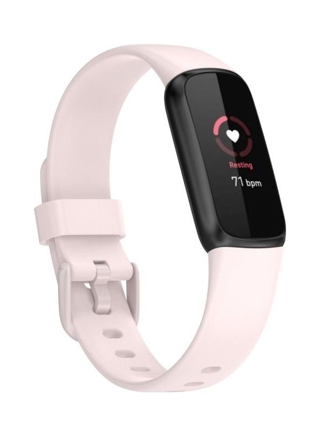 BGM Silicone Colour Buckle Replacement Strap Watchband For Fitbit Luxe Pink - Image 5