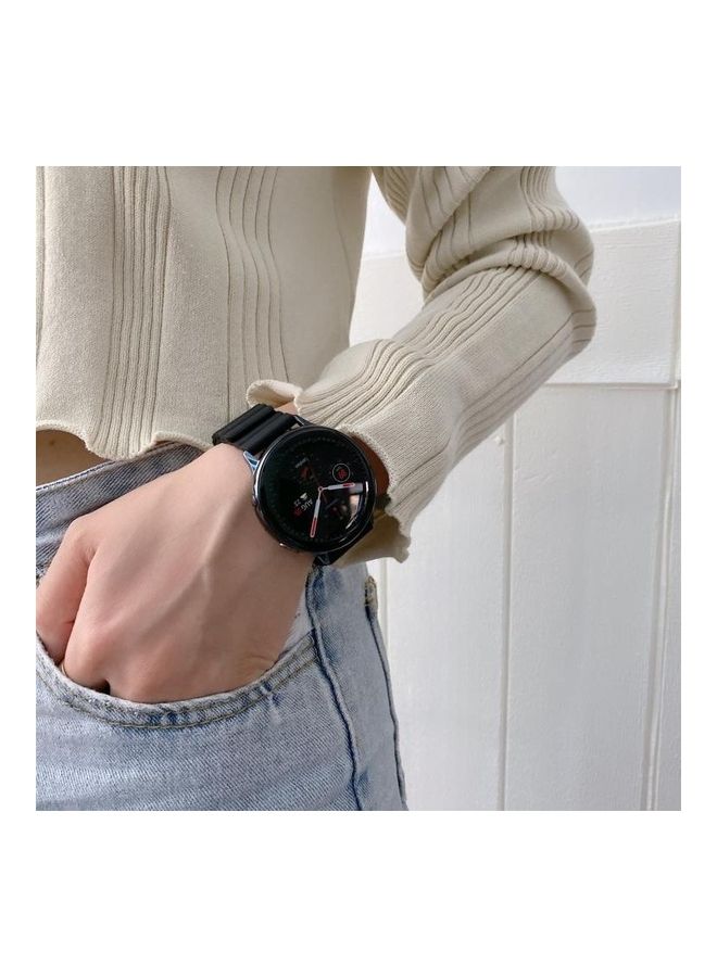 BGM Replacement Strap For Samsung Smart Watch Grey/Orange - Image 4