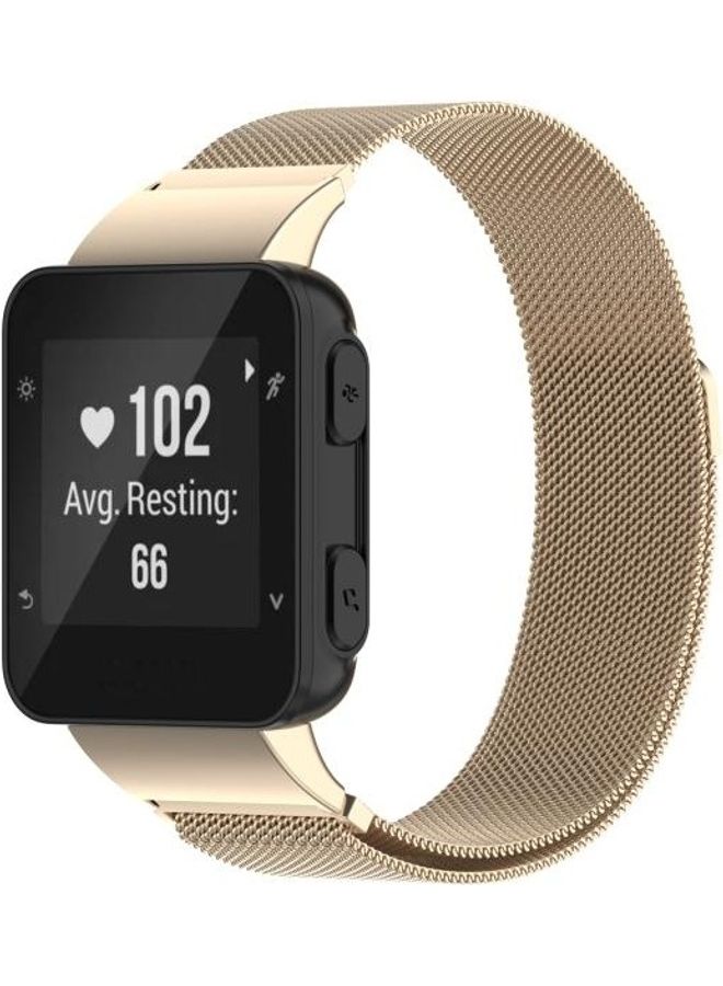 Replacement Strap With Accessories For Garmin Forerunner 35/30 Champagne Gold