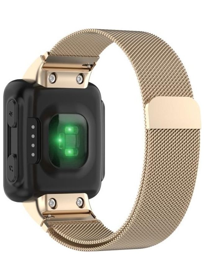 Replacement Strap With Accessories For Garmin Forerunner 35/30 Champagne Gold