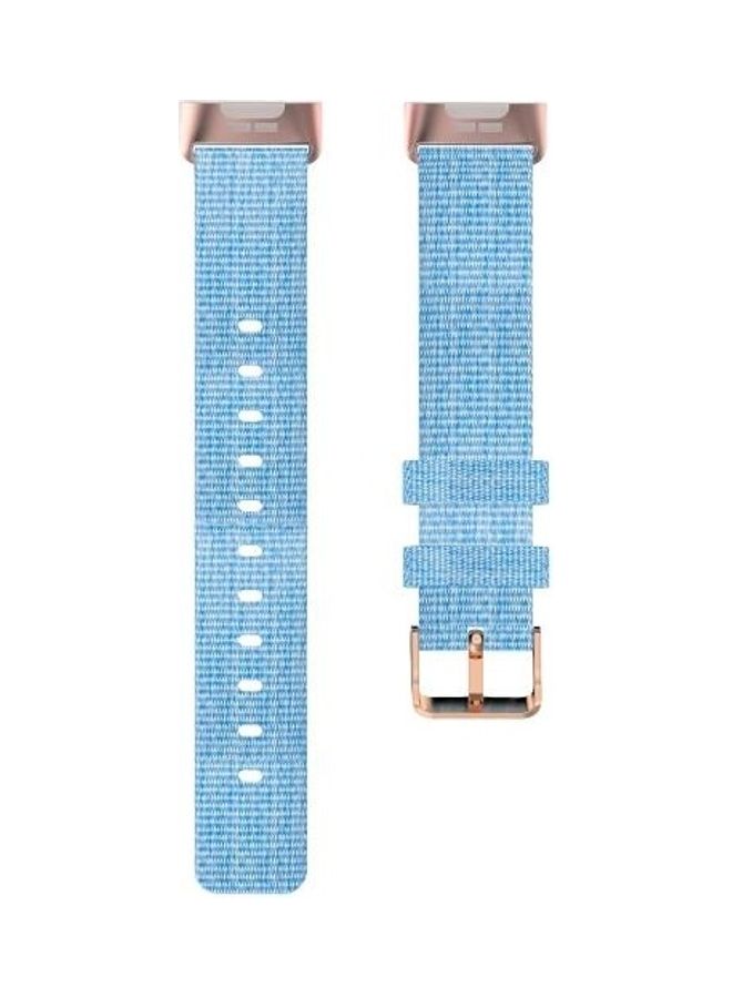 BGM Replacement Braided Nylon Strap Band For Fitbit Charge 4/3/SE Blue - Image 5