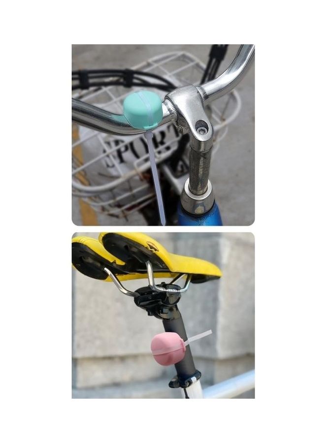 BGM - Bicycle Scooter Full Coverage Silicone Shockproof Protective Case Cover For Apple AirTag Dark Blue - Image 1